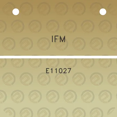 ifm-e11027