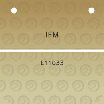 ifm-e11033