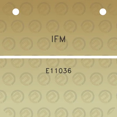 ifm-e11036