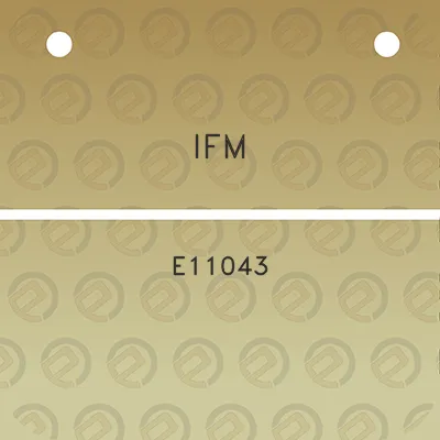 ifm-e11043