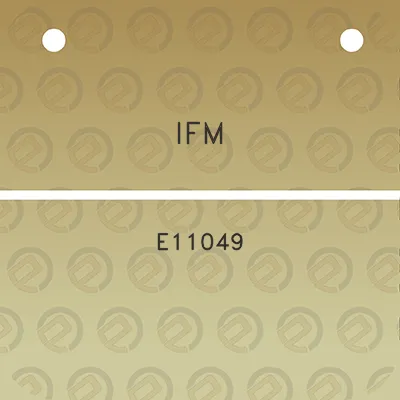 ifm-e11049