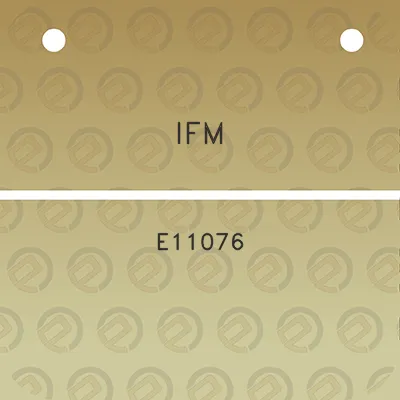 ifm-e11076