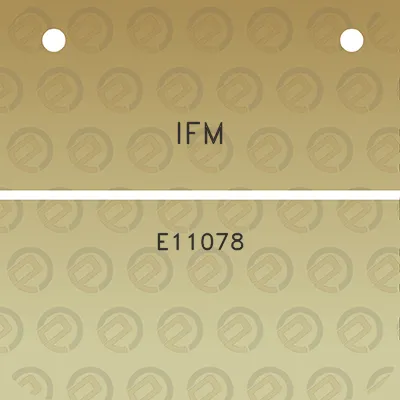 ifm-e11078