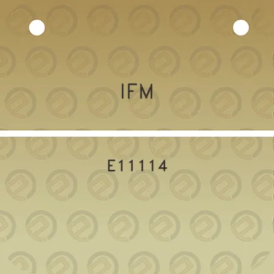 ifm-e11114