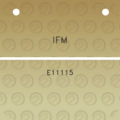 ifm-e11115