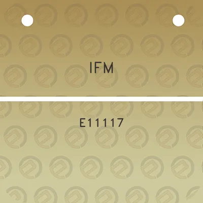 ifm-e11117