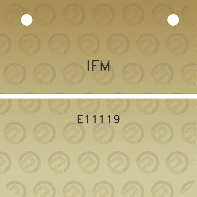 ifm-e11119