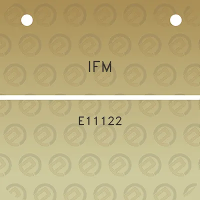 ifm-e11122