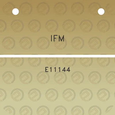 ifm-e11144