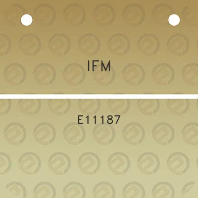 ifm-e11187