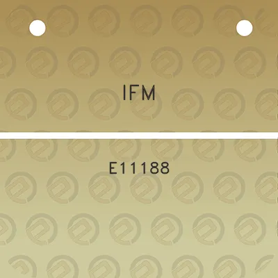 ifm-e11188