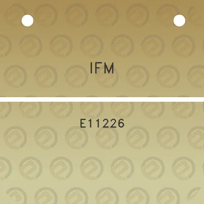 ifm-e11226