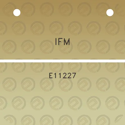 ifm-e11227