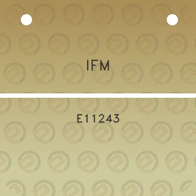 ifm-e11243