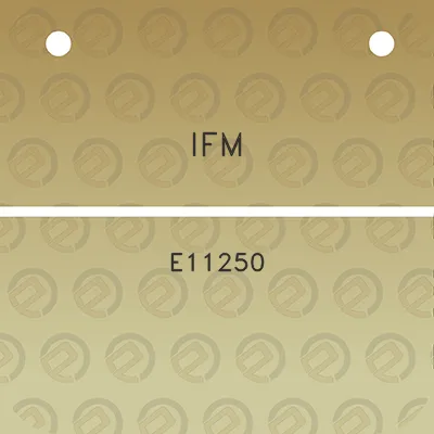 ifm-e11250