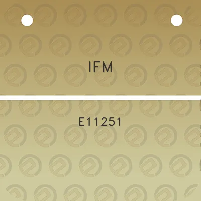 ifm-e11251