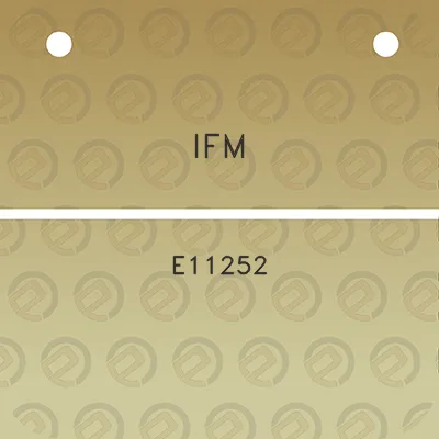 ifm-e11252