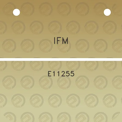 ifm-e11255