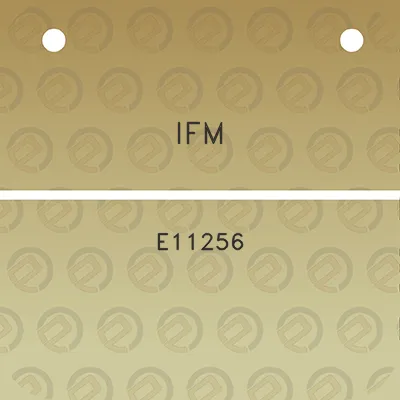 ifm-e11256