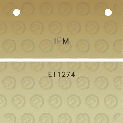 ifm-e11274