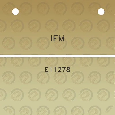 ifm-e11278