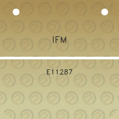 ifm-e11287