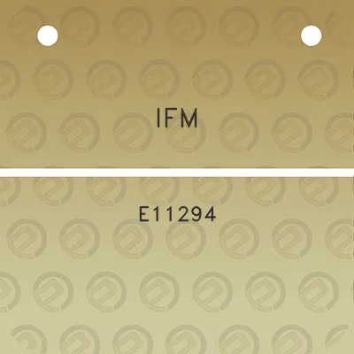 ifm-e11294