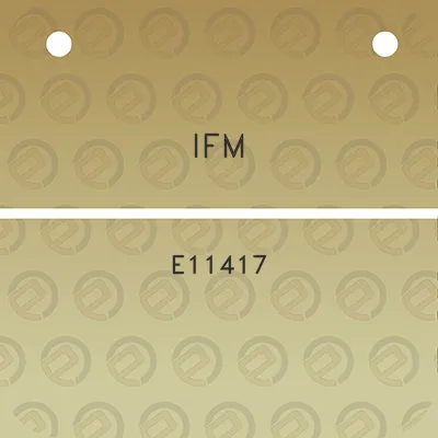 ifm-e11417