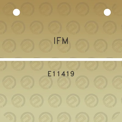 ifm-e11419