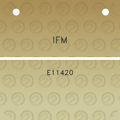 ifm-e11420