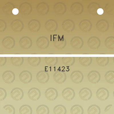 ifm-e11423