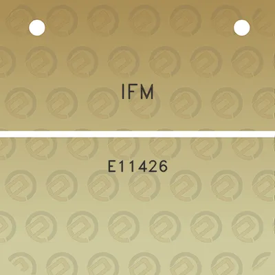 ifm-e11426