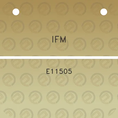 ifm-e11505