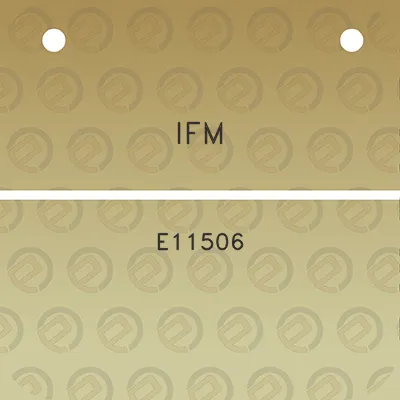 ifm-e11506