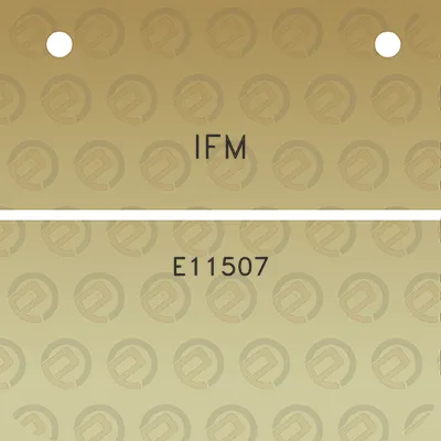 ifm-e11507