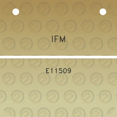 ifm-e11509