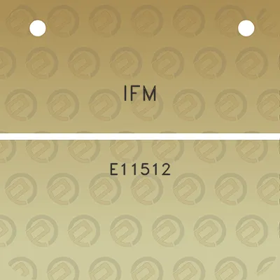 ifm-e11512