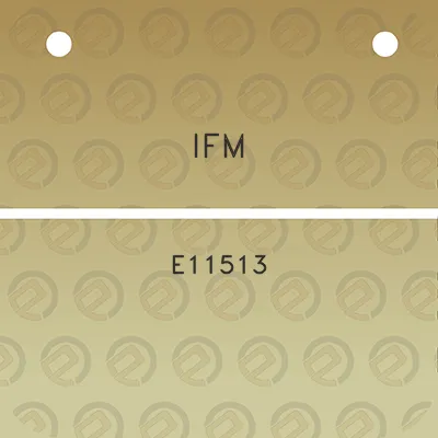 ifm-e11513