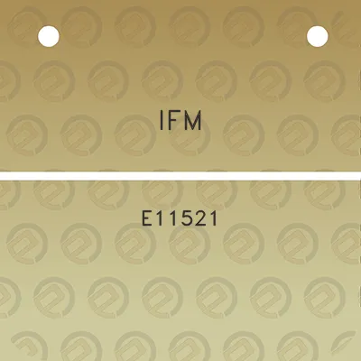 ifm-e11521