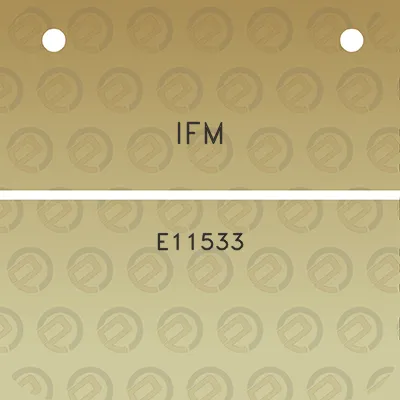 ifm-e11533