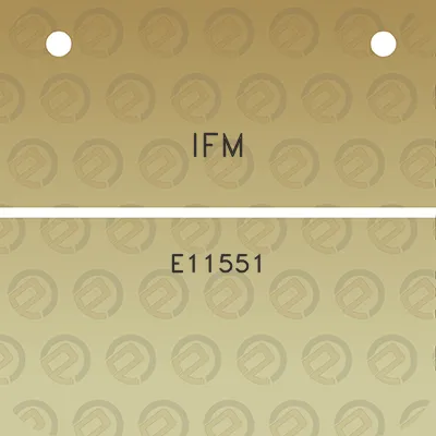 ifm-e11551