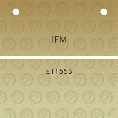 ifm-e11553