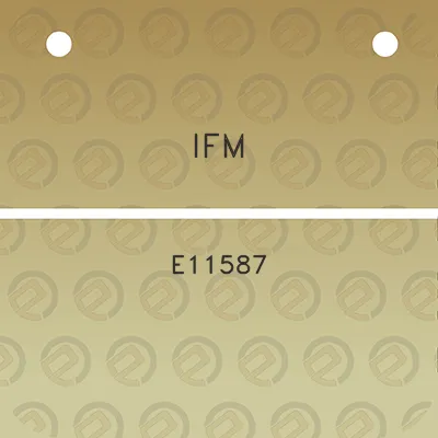 ifm-e11587