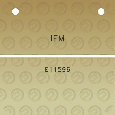 ifm-e11596