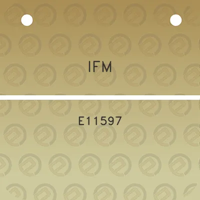 ifm-e11597