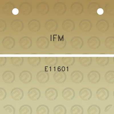 ifm-e11601