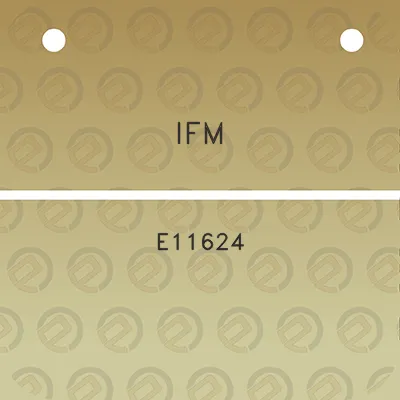 ifm-e11624