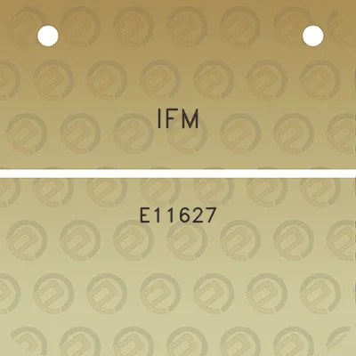 ifm-e11627