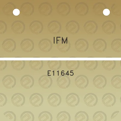 ifm-e11645