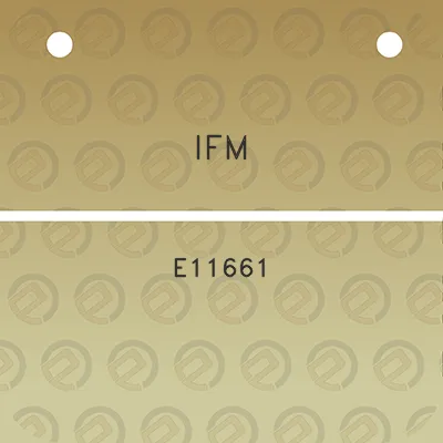 ifm-e11661